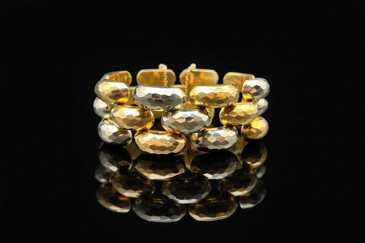 Bracelet Bracelet de réservoir « Échiquier de lumière » 58 Facettes