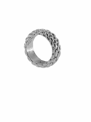 Bague 56 Bague Fope or blanc 58 Facettes