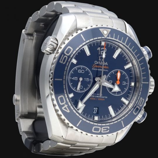 Montre Omega Seamaster Planet Ocean Chronographe 600M 45,5mm Co-Axial Céramique Bleue