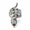 Bague 53 Bague serpent or blanc & diamants 58 Facettes
