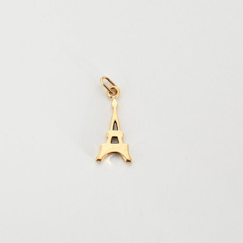 Pendentif Pendentif Tour Eiffel or jaune 58 Facettes