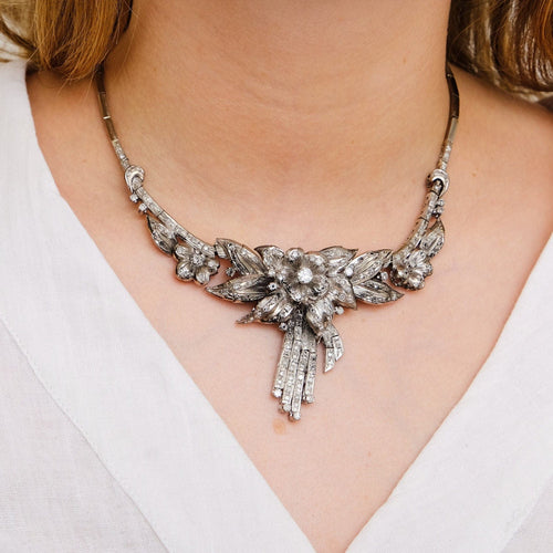 Collier Collier Diamants Art Déco 58 Facettes