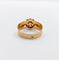 Bague 54.5 Bague marguerite antique en or rose 18k ornée de perles 58 Facettes A06486
