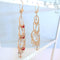Boucles d'oreilles Boucles d'oreilles orientales pendantes Or jaune 18 K 58 Facettes AA 1742
