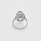 Bague 56 Bague or blanc et diamants 58 Facettes LJ24-161
