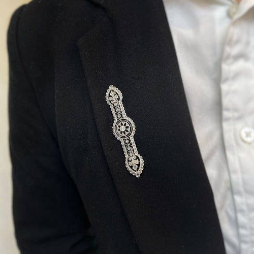 Broche Broche - Or, Platine et Diamants 58 Facettes 240016R