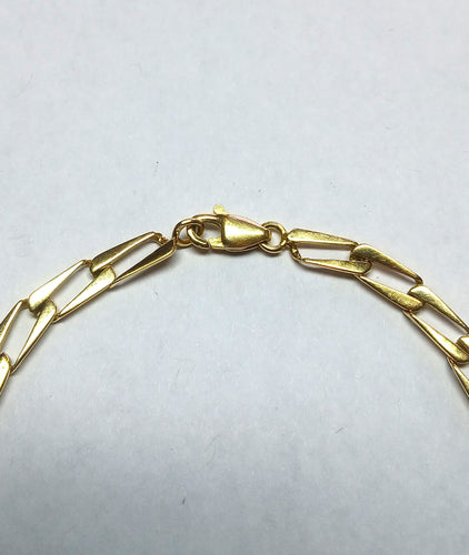 Bracelet Bracelet en or jaune 18 carats, maille cheval 58 Facettes 507/1