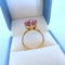Bague Améthyste en Solitaire Or Jaune 18 K