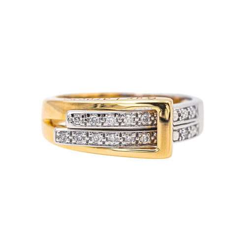 Bague 57 Guy Laroche Bague  Or jaune, Or blanc Diamant 58 Facettes 3956321CN