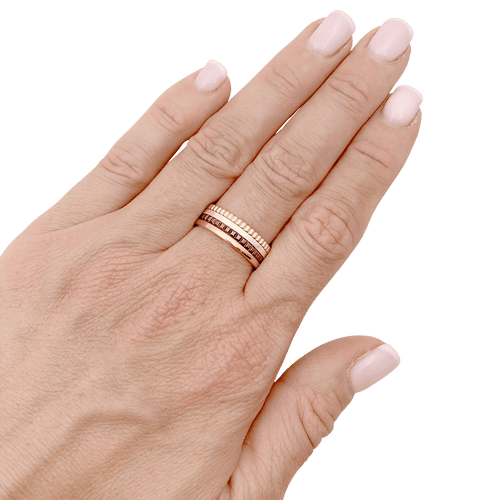 Bague 56 Bague Boucheron, "Quatre Classique Small", 3 ors, PVD. 58 Facettes 34643