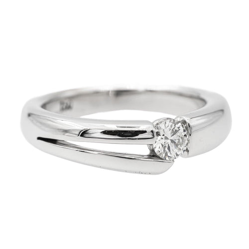 Bague Solitaire Or blanc Diamant