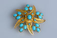 Brooch Starfish brooch, Art-Deco yellow gold 58 Facettes BROBCC847