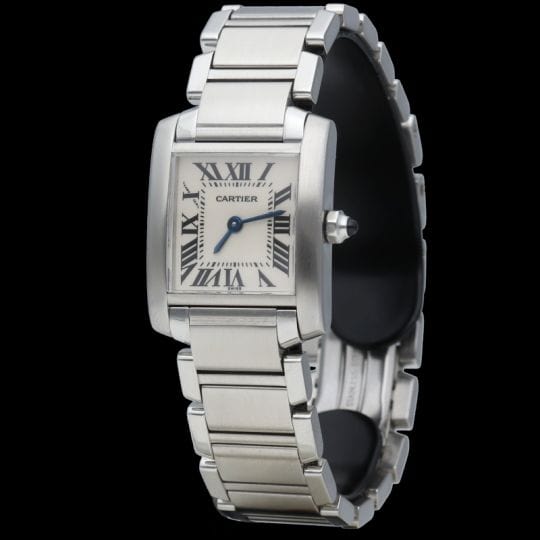 Montre Cartier Montre Tank Francaise Pm 58 Facettes MT40722