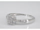 Bague 54 Bague entourage en or blanc avec diamants 58 Facettes 2007
