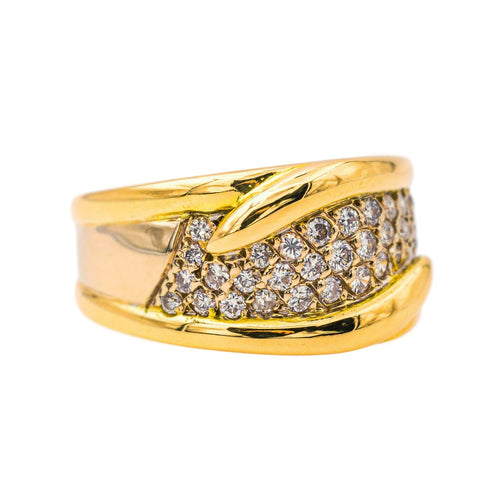 Bague 54 Bague  Bandeau Or jaune Diamant 58 Facettes 4292214RV