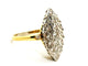 Bague 53.5 Bague Marquise Or blanc, Or jaune Diamant 58 Facettes 1875457CN