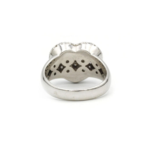 Bague Bague - Platine et Diamants 58 Facettes 220560R