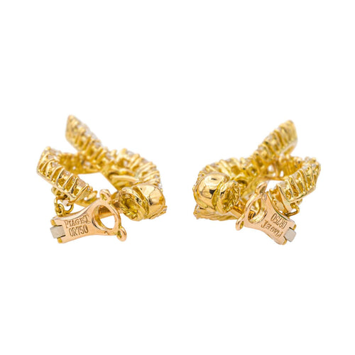 Boucles d'oreilles Piaget Boucles d'oreilles  Or jaune Diamant 58 Facettes 3471586CN