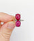 Bague 52 Bague Art Déco Platine et 6,70 carats cabochon rubis et diamant triangle (1950) 58 Facettes A05019