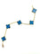 Bracelet VAN CLEEF & ARPELS. Collection "Alhambra vintage", bracelet or jaune et agate 58 Facettes