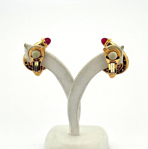 Boucles d'oreilles Boucles d’oreilles vintage BVLGARI 58 Facettes