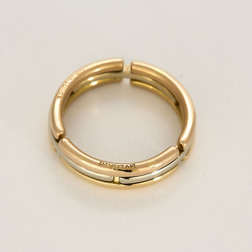 Bague 62 BULGARI - Bague trois ors articulées 58 Facettes VILLEF0057