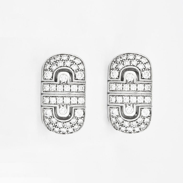 Boucles d'oreilles BULGARI – Boucles d'oreilles Parentesi Diamants 58 Facettes