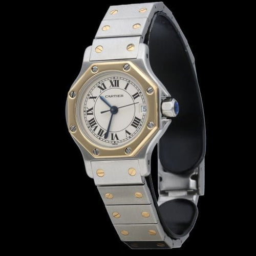 Montre Cartier Montre Santos Ronde Octagon 58 Facettes MT44435