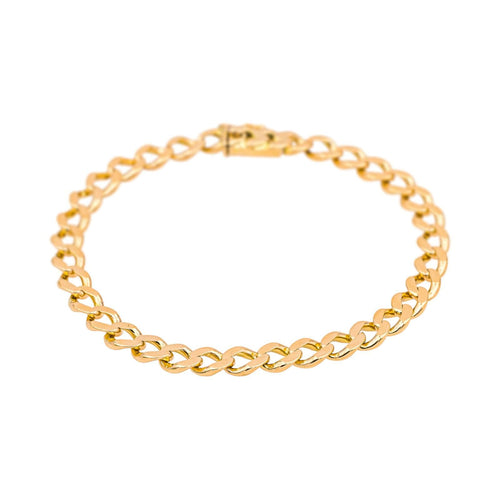 Bracelet Maille Gourmette  Or rose