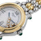 Montre Chopard Happy Sport Date Jewelry 7 Diamonds 5 Emeralds 18k Gold Steel 58 Facettes