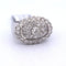 Bague 56 bague vintage en or blanc et diamants 58 Facettes
