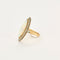 Bague 53 Bague Marquise or jaune et gris, opale et diamants 58 Facettes 250021