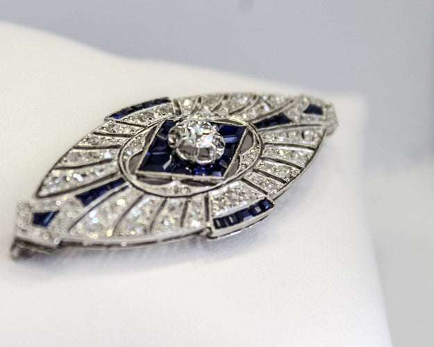 Broche Broche diamants Art Déco 58 Facettes 250332