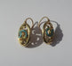 Boucles d'oreilles Boucles d’oreilles dormeuses de promesse XIXe émail or 58 Facettes