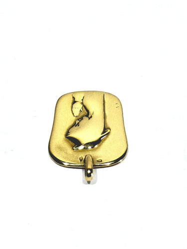 Augis - Médaille Vierge en or jaune 18 carats