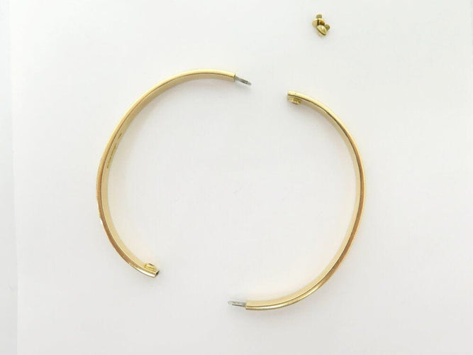 Bracelet bracelet vintage CARTIER love gm 6,5 mm en or jaune 18 carats 19 cm 58 Facettes 267773