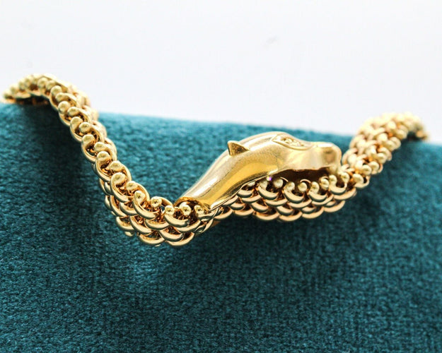 Bracelet or jaune panthère