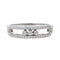 Bague 53 Messika Bague  Baby Move Or blanc Diamant 58 Facettes 4342797RV
