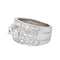 Bague 54 Bague Bandeau Or blanc Diamant 58 Facettes 4523450CN
