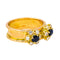 Bague 50.5 Bague  Bandeau Or jaune Saphir, Diamant 58 Facettes 4416913RV