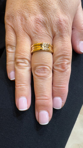 Bague 60 Bague Bulgari B-Zero1 en or jaune 10,22 gr 58 Facettes