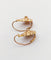Boucles d'oreilles Dormeuses antique or rose 18k et perle (circa 1900) 58 Facettes A05899