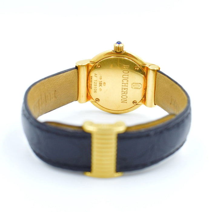 Montre BOUCHERON - Coffret montre Reflet Solis en or et cuir 5 bracelets 58 Facettes