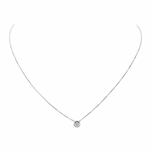 Collier Collier Maille vénitienne Or blanc Diamant 58 Facettes 4641811RV