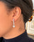 Boucles d'oreilles Boucles d’oreilles pendantes en or blanc et platine serties de diamants 58 Facettes