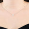 Collier Collier or blanc et diamants 58 Facettes LJ18