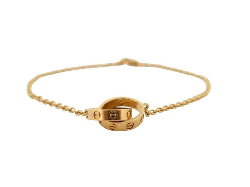 Bracelet bracelet CARTIER love sur chiane b6027100 t17.5 en or jaune 18k 4.1gr 58 Facettes 271110