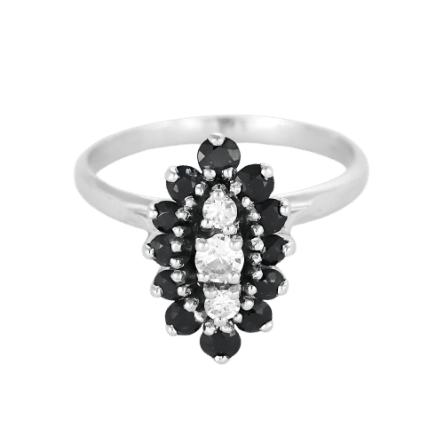 Bague 53.5 Bague La Marquise Prestige or blanc, diamants 58 Facettes LP1459/
