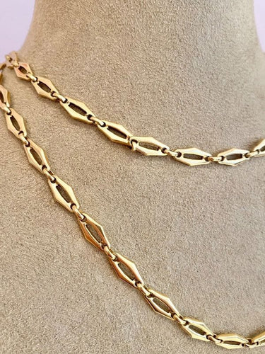 Collier Collier CARTIER « c De Cartier » en or jaune 18k 58 Facettes