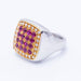 Bague 53 Bague en or avec diamants et rubis 58 Facettes N102920EJ